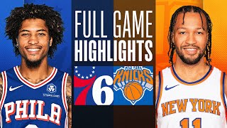 76ERS at KNICKS  FULL GAME HIGHLIGHTS  March 10 2024 [upl. by Llenrub]