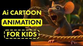 How to Make Ai Cartoon Animation for Kids  Faceless YouTube Channel [upl. by Afatsom]