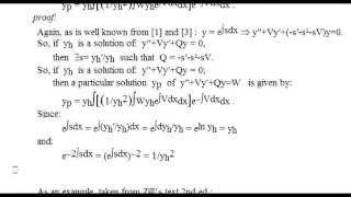 A Particular Solutions Formula For Inhomogeneous Second Order Linear Ordinary Differential Equations [upl. by Ednarb289]