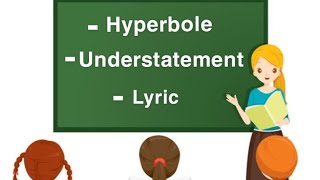 Hyperbole  Understatement  Lyric  Figures of speech in easy language 📝 [upl. by Tabina]