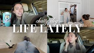 CHATTY VLOG how im really doing closet clean out finding happiness  things im struggling with [upl. by Belle]