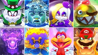 Super Mario Odyssey  All Bosses No Damage [upl. by Darrey]