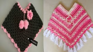 crochet baby poncho beautiful dissing ideas [upl. by Bruno]