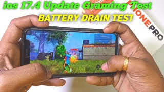 referbished iPhone 11 ios 174 update  cashify iPhone 11 Freefire battery drain test [upl. by Ardeahp]