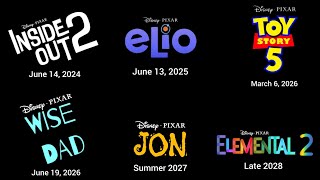 Upcoming Disney Pixar Movies 2024  2028 [upl. by Galang192]