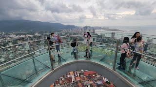 檳城光大觀景台The Top Komtar Penang 及彩虹天空步道20230405 [upl. by Lethia460]