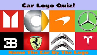 Car Logo Quiz Name The Car Brand By The Logo [upl. by Shaffert]