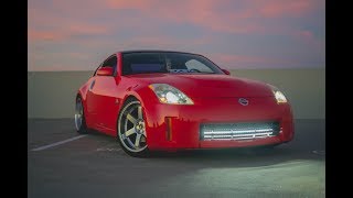 STRAIGHT PIPED 350Z EXHAUST NOTE REVS and ACCELERATION [upl. by Drofniw]