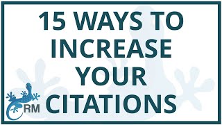 How to increase the number citations to your research paper [upl. by Nyliak]