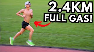 Aarons 24km IPPT Run under 8mins Full uncut [upl. by Sufur327]