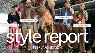 FEBRUARY STYLE REPORT VALENTINES SUPER BOWL AND CORPORATE OUTFITS [upl. by Job]