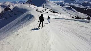 Hochsaukaser Black Piste Kitzbühel Tyrol Austria 4K [upl. by Vanni]