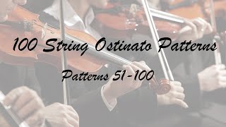 100 String Ostinato Patterns patterns 51100 [upl. by Whall]