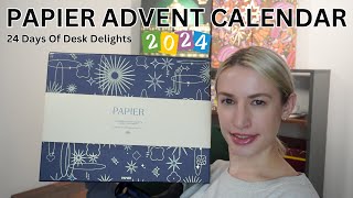 Papier Stationery Advent Calendar 2024 [upl. by Enyawad]