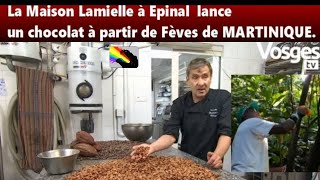 La maison Lamielle à Épinal lance un chocolat à partir de fèves MADE IN MARTINIQUE [upl. by Isola]