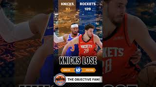 What Really Happened in the Knicks 4th Quarter Collapse Against the Rockets [upl. by Fredel]