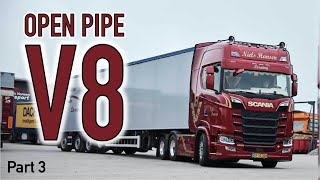 Scania V8 – Greatest Diesel Sound Ever Heavy load rolling coal Part 3 [upl. by Nevla]