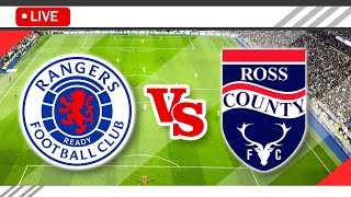 🔴Glasgow Rangers vs Ross County LIVE Match Score Streaming Full HD  Scottish Premiership 2023 [upl. by Farlay]