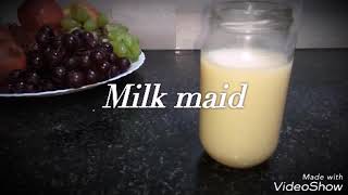 Milk maidവെറും രണ്ട് items കൊണ്ട് കടയിൽ നിന്നും വാങ്ങുന്നതിനേക്കാൾ tasty ആയി milk maidവീട്ടിൽ തയ്യ [upl. by Kingsly]