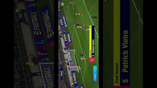 Patrick Vieira insane longshot goal GamingReelsForYouPageFYPTrendingNowSoccerHighlightsFIFA24 [upl. by Ayerdna263]