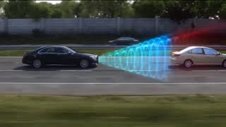 MercedesBenz Accident Avoidance  COLLISION PREVENTION ASSIST PLUS [upl. by Dnaltruoc684]