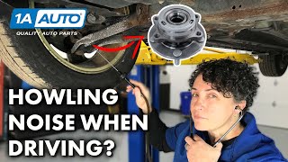 Car or truck howling noise when driving How to evaluate your wheel hub bearings [upl. by Aillemac696]