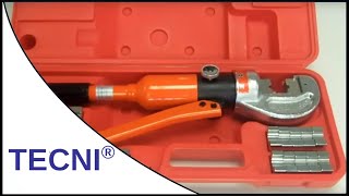 How to crimp wire rope ferrules using the YCP240C hydraulic crimping tool [upl. by Wyndham]