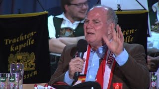 Hoeneß fordert Lasst Beckenbauer quotin Frieden lebenquot [upl. by Calan]