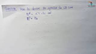 How to derive the LM curve equationIS  LM model [upl. by Nolyk]