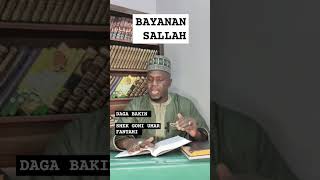 Bayanan Sallah daga bakin shek goni Umar Fantami everyone subcribers [upl. by Marks]