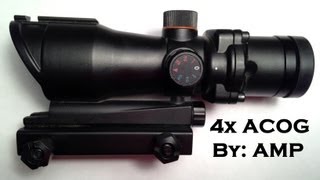 AMP ACOG Scope 4x Review [upl. by Ttelrahc745]