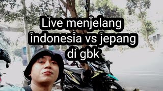 situasi menjelang kick off indonesia vs jepang [upl. by Htessil]