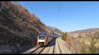 Führerstandsfahrt Uznach  StGallen [upl. by Zsazsa]