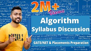 L11 Introduction to Algorithm amp Syllabus Discussion for GATENET amp Placements Preparation  DAA [upl. by Nirad847]