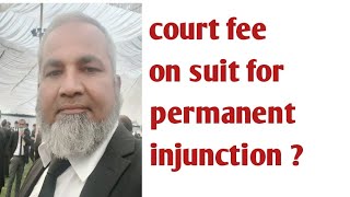 shorts how much court fee on suit for permanent injunction [upl. by Bravar]