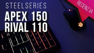 SteelSeries Apex 150 i Rival 110  Budżetowy zestaw dla gracza [upl. by Shulem]