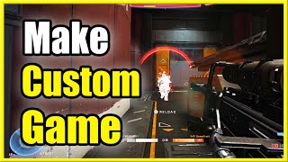 How to Make a Custom Game with BOTS in Halo Infinite Fast Tutorial [upl. by Vastah]