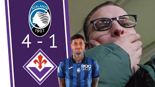 CHE VERGOGNA😡 LIVE REACTION DALLO STADIO ATALANTA FIORENTINA 41 UMILIAZIONE STORICA ED ELIMINATI [upl. by Eelyam]