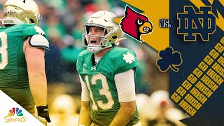 Notre Dame vs Louisville  CFB HIGHLIGHTS  9282024  Notre Dame on NBC Sports [upl. by Arni]