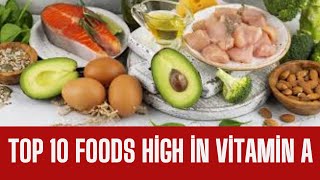 Top 10 Foods High in Vitamin A for Better Vision and Health [upl. by Bernj]