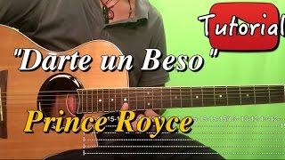 Darte un Beso  Prince Royce  Bachata TutorialCover Guitarra [upl. by Tyree]