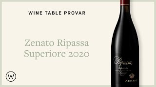 Wine Table provar Zenato Ripassa Superiore 2020 [upl. by Maynord]