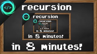 Learn Recursion in 8 minutes 😵 [upl. by Akemehc]