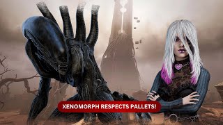 Xenomorph doesnt like pallets  Dead by Daylight  Iridescentry [upl. by Yemirej]