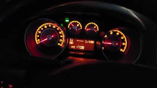 Fiat Evo Kilometraza Blinka Flashing Odometer [upl. by Burkhard]