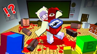 超怖い『人食いランドセル』を持って生活するマインクラフト😱【マイクラ Minecraft】ぽっぴんず [upl. by Riella]