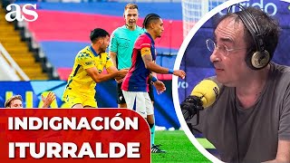 La INDIGNACIÓN de ITURRALDE por el descuento del FC BARCELONA 1  LAS PALMAS 2  CARRUSEL [upl. by Lehpar229]