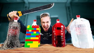 WAS RETTET COCACOLA VOR EINER MACHETE – GELEE LEGO EIS KETTENPANZER [upl. by Hyde]