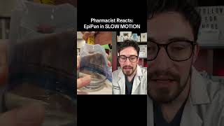 WATCH HOW AN EPIPEN WORKS pharmacist pharmacy doctorreacts epipen allergies shorts [upl. by Warfeld21]