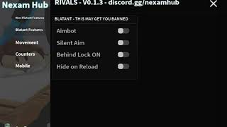 RIVALS script – Nexam Hub [upl. by Anerual]